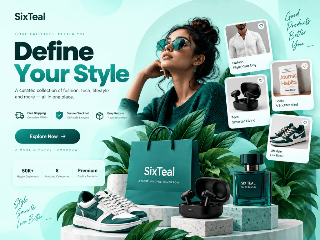 Six Teal Store